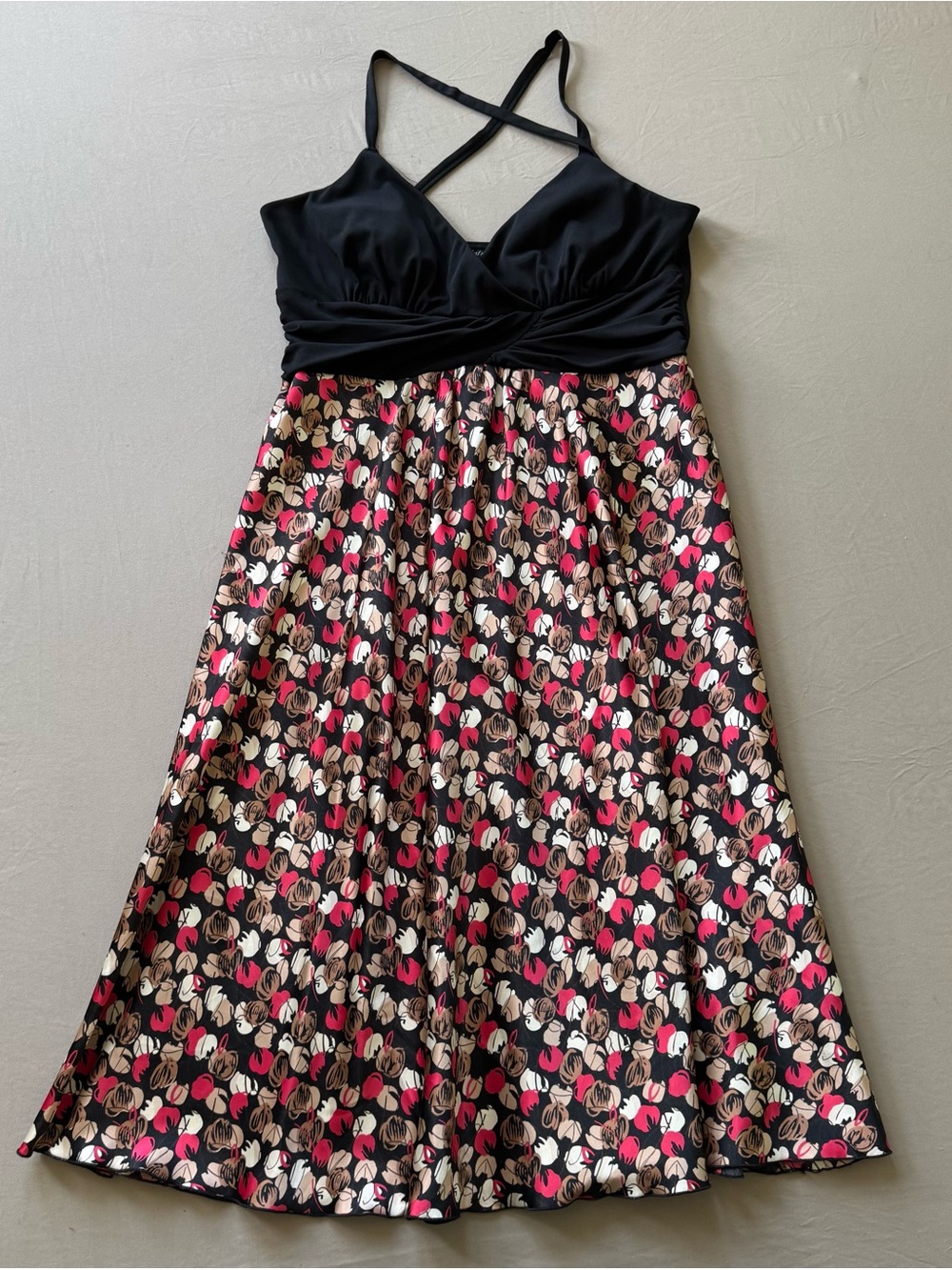 Vintage Intrigue Fit & Flare Midi Dress
